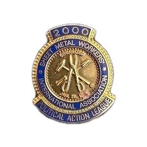 Sheet Metal Workers International 2000 Gold Tone Small Pin